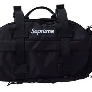SUPREME 100% Authentic Satchel Bag Fanny Pack Bookbag- Black